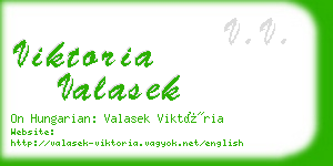 viktoria valasek business card